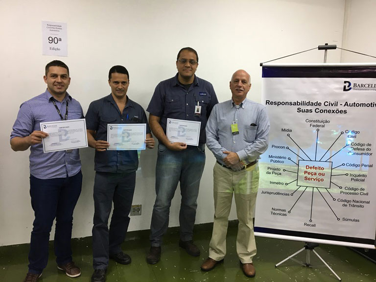 90ª Edição – Treinamento Responsabilidade Civil pelo Produto Automotivo – A Barcellos realizou – Soluções em Aço Usiminas